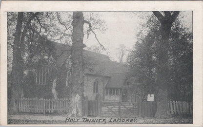 Kent Postcard: Holy Trinity Church Lamorby, Sidcup Gated Entryway, 1900's XT3900