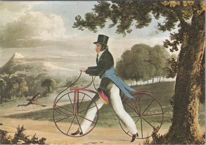 Cycling Postcard: Pedestrian Hobby Horse Dandy Charger Bicycle Sport  XT5343