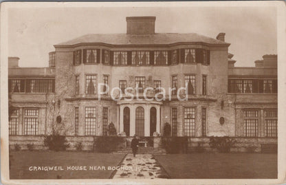 Sussex Postcard: Craigweil House Near Bognor Regis Stately Mansion 1920s W379