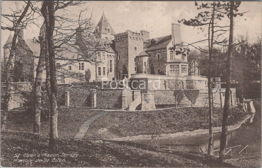 Jersey Postcard: St Ouen's Manor Manoir De St Ouen 1920's Channel Islands XT4327