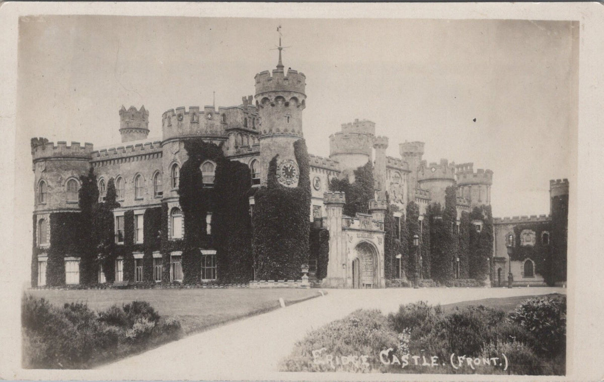 Sussex Postcard: Eridge Castle Front Gothic Revival Mansion 1920s XT5000