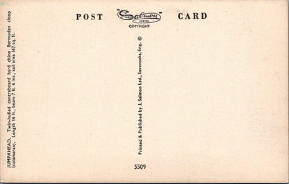 Sailing Postcard: Jumpahead Twin Hulled Bermudan Sloop Catamaran Sail 1960s XT5270