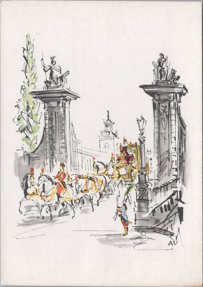 8 Poland Postcards: Wilanów, Warsaw District, Artist Antoni Uniechowski  XT5140