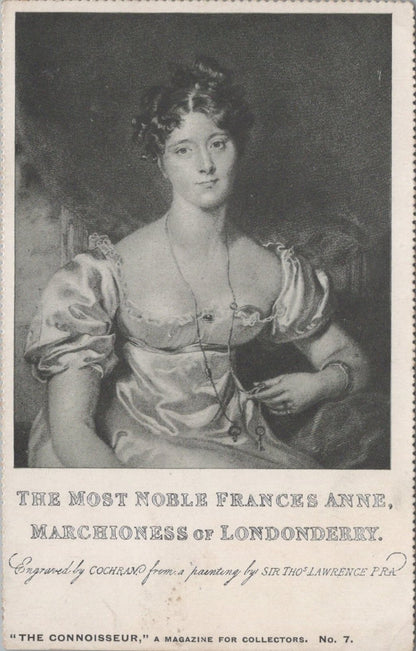 Art Postcard: The Most Noble Frances Anne Marchioness Of Londonderry XT5644