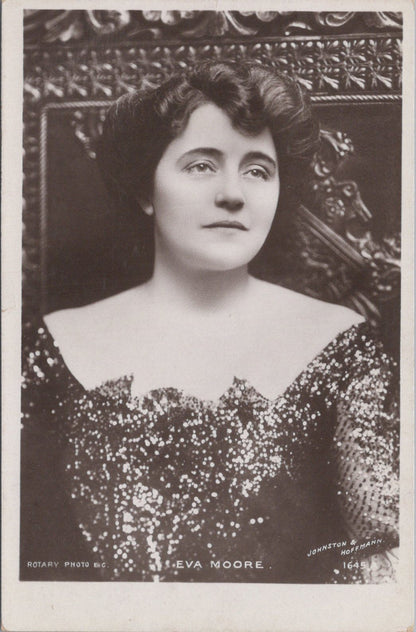 Actress Postcard: Eva Moore Edwardian Theatre Stage Portrait 1904 XT5421
