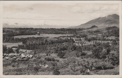 Java Postcard: Landscape View Mountain Volcano Slopes 1930s XT5464