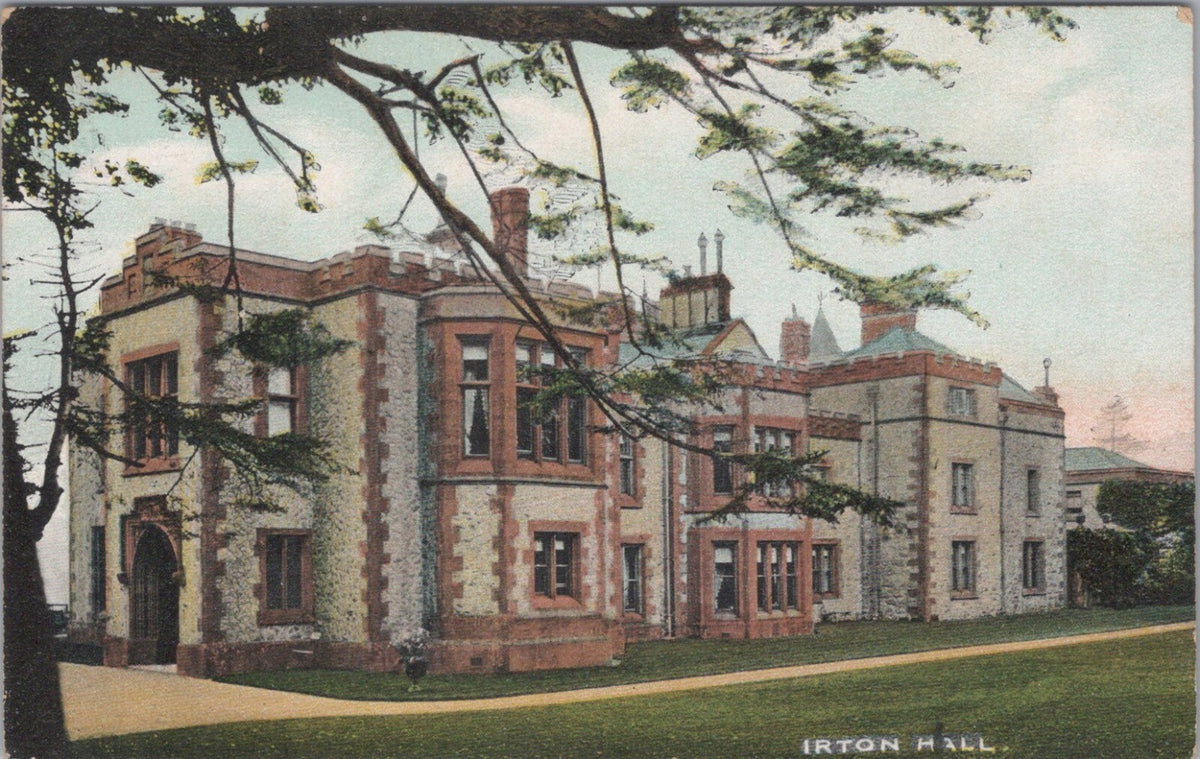 Cumbria Postcard: Irton Hall, Historic Country House Mansion  XT5515