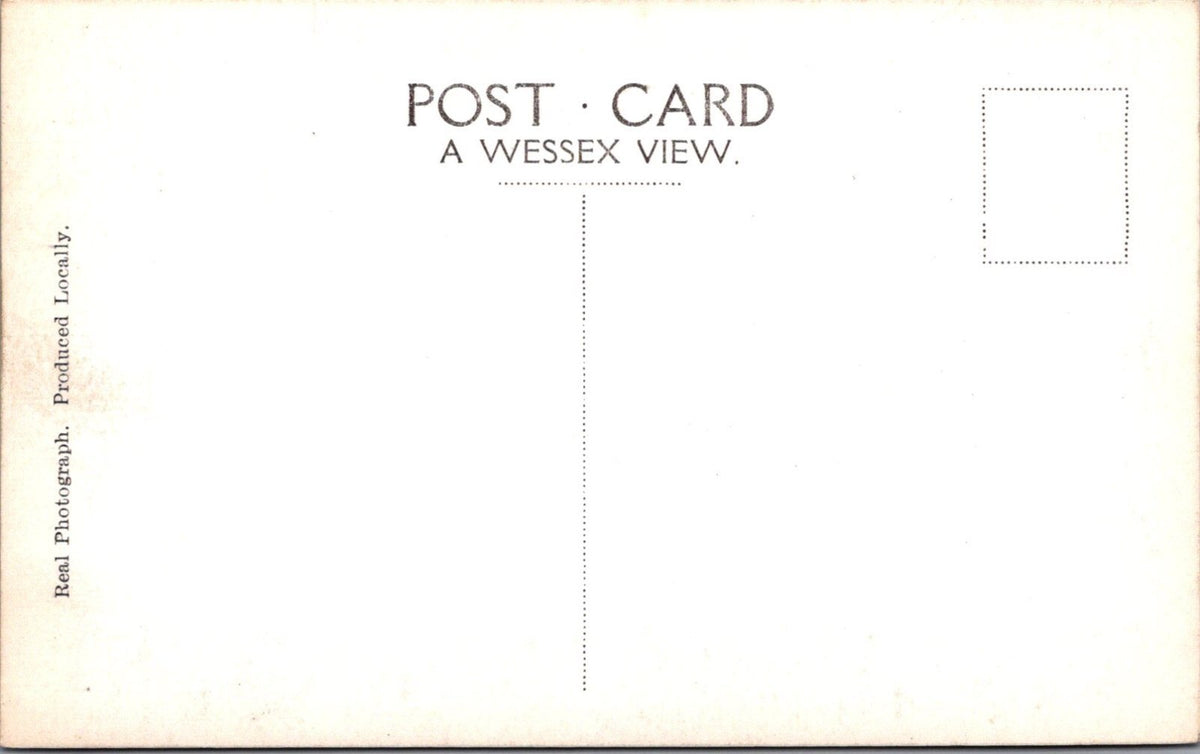 Devon Postcard: Old Lighthouse Dartmouth Castle Coastal View RPPC 1930s XT5013