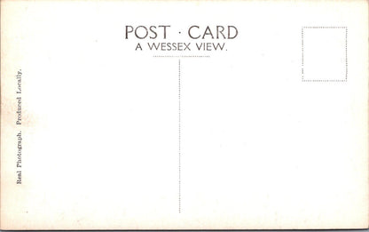 Devon Postcard: Old Lighthouse Dartmouth Castle Coastal View RPPC 1930s XT5013