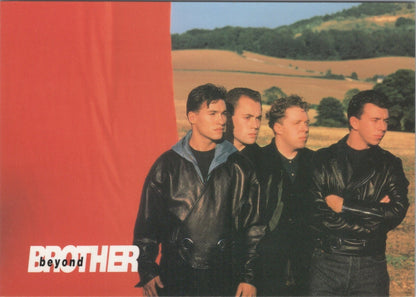 Music Postcard: Brother Beyond Band Portrait Nathan Moore Promo Shot 1989 XT4567