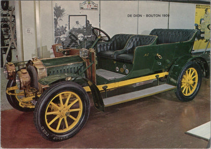 Automobile Postcard: De Dion Bouton 1909 Veteran Vintage Motor Car 1960’s XT5348
