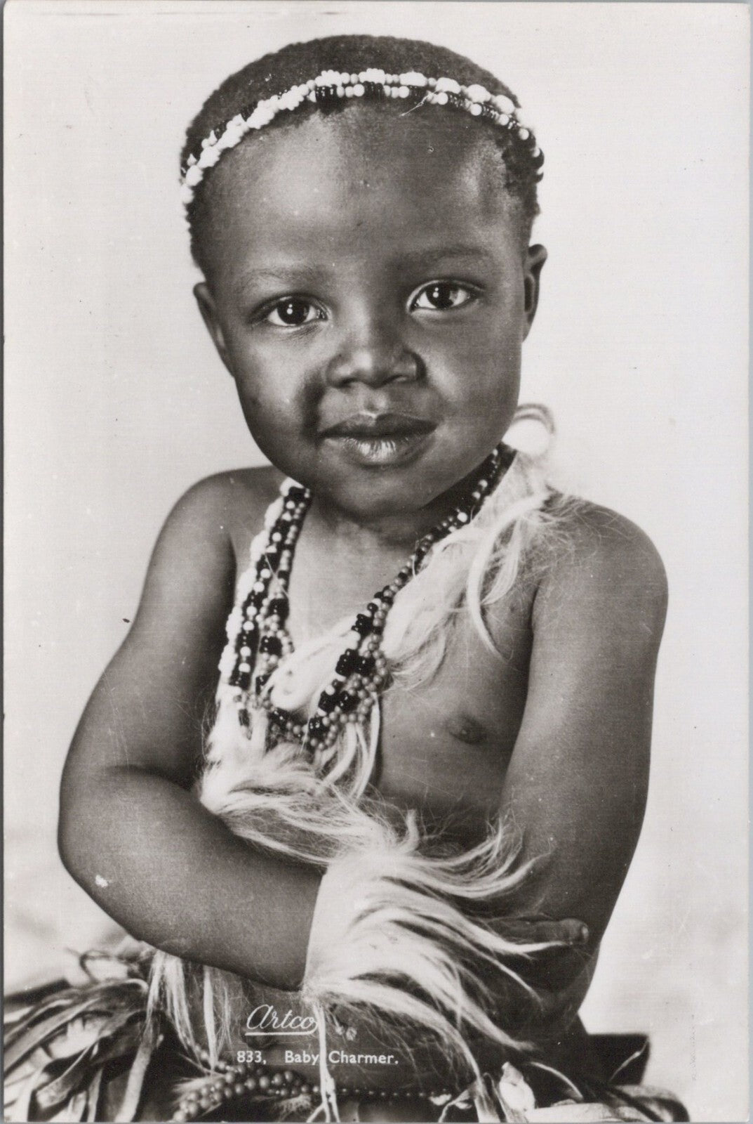 South Africa Postcard: Baby Charmer Traditional Dress Artco Durban RPPC XT3889