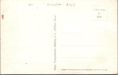 Shipping Postcard: Willem Ruys Royal Rotterdam Lloyd Passenger Liner RPPC XT5321