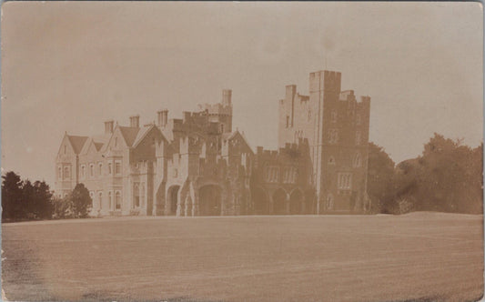 Caernarvonshire Postcard:Bryn-y-Neuadd Llanfairfechan Mansion Castle RPPC XT5553