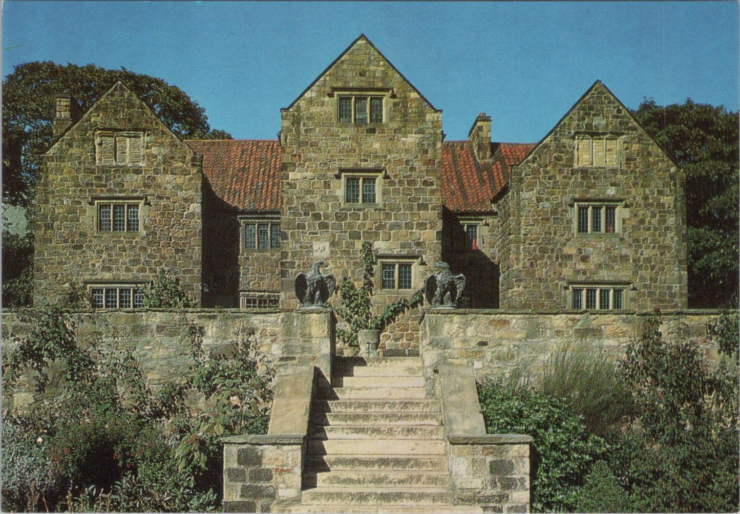 County Durham Postcard: Washington Old Hall South Front 1970’s XT4558