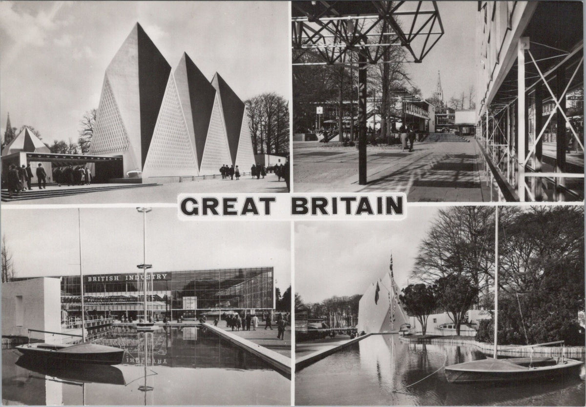 Exhibition Postcard: Great Britain Pavilion Expo 58 Brussels World Fair  XT5103