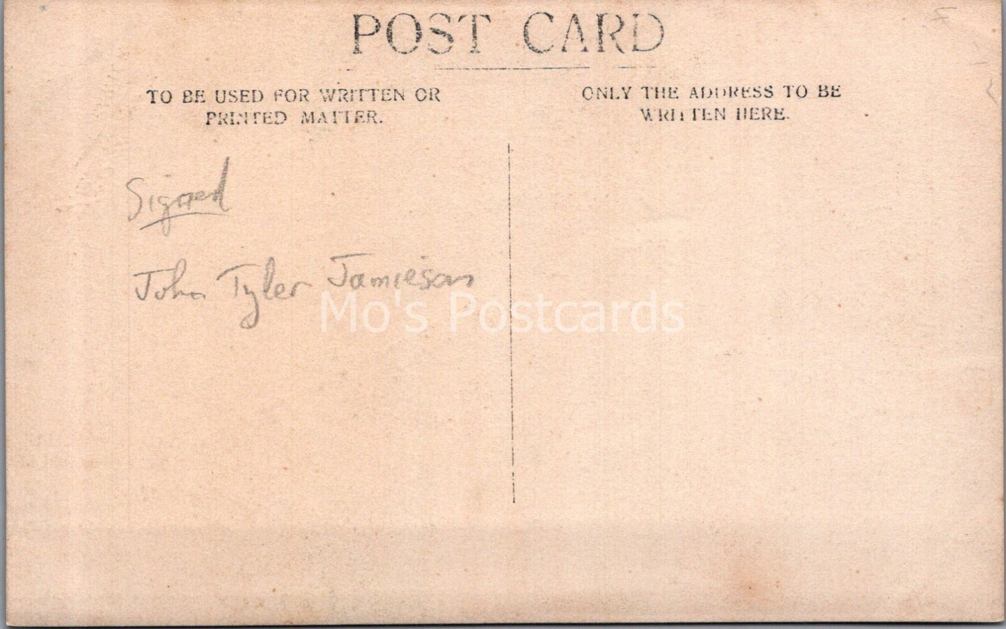 Scouting Postcard: Scoutmaster John Tyler Jamieson Boy Scout Uniform RPPC XT3727