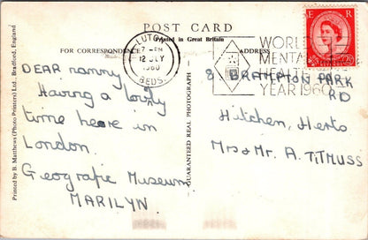 London Postcard: The Geological Museum View Of Main Hall Galleries 1960 XT3714