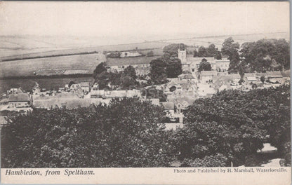 Hampshire Postcard: Hambledon From Speltham Village Church View XT3507