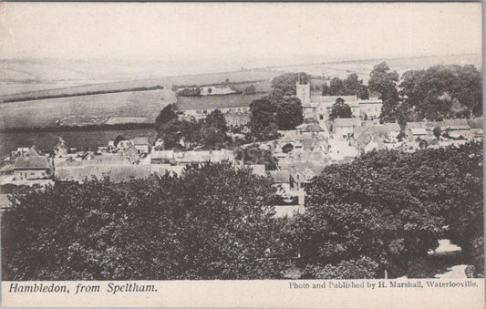 Hampshire Postcard: Hambledon From Speltham Village Church View XT3507
