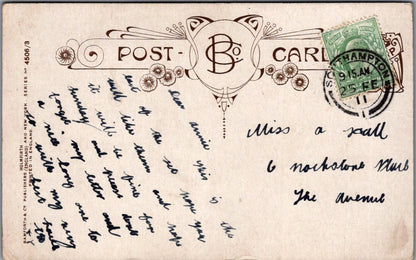 Religious Postcard:Jesu Lover Of My Soul Christian Hymn Bamforth Art 1911 XT5328