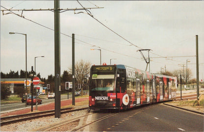 Surrey Postcard: Croydon Tramlink Nescafe Kent Gateway Tram 2533 2000 XT5134