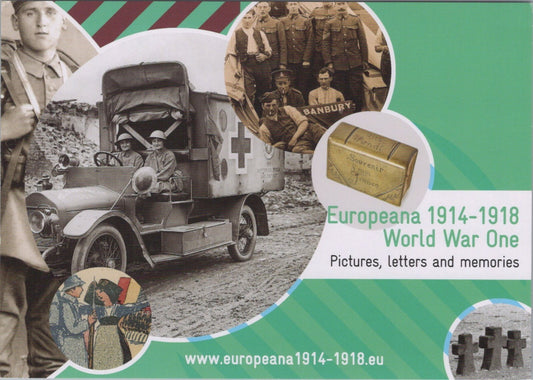 World War One Postcard: Europeana 1914-1918 WW1 Ambulance Collage 2010s XT5367