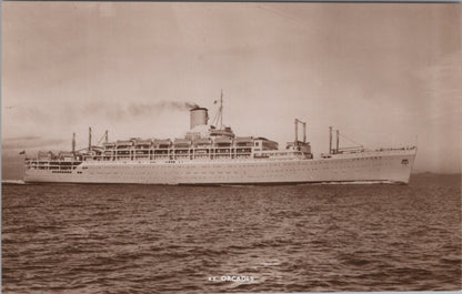 Shipping Postcard: SS Orcades Orient Liner Passenger Ship Sea View 1950's XT5531