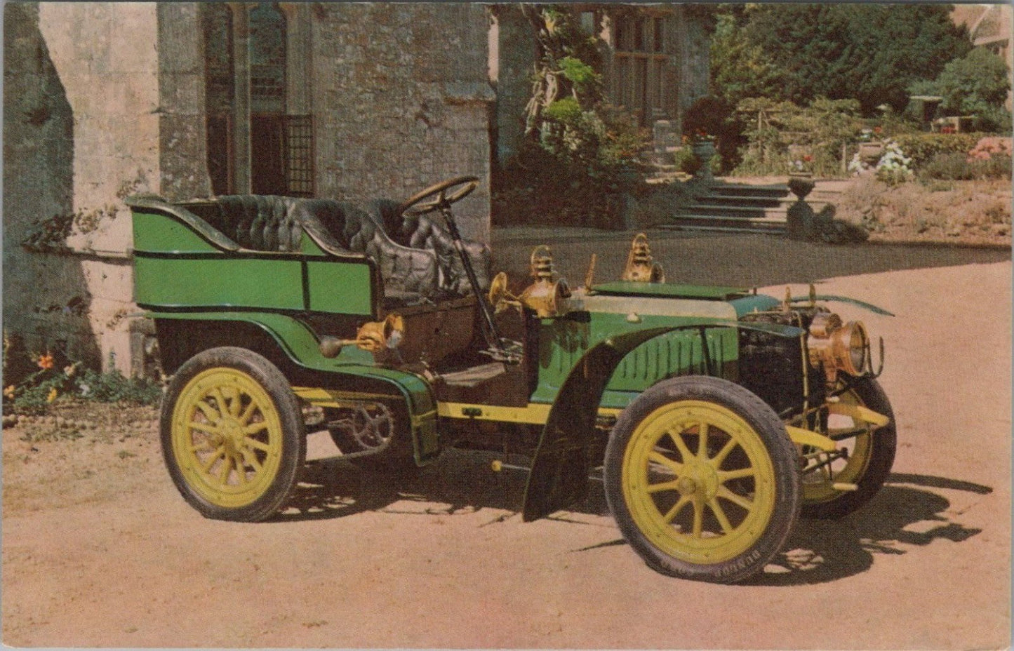 Vintage Transport Postcard: 1902 De Dietrich 16 h.p. Tonneau Car  XT4777