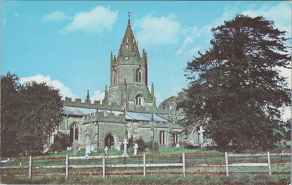 Shropshire Postcard: St Bartholomews Church Tong Shifnal 1960s XT5569