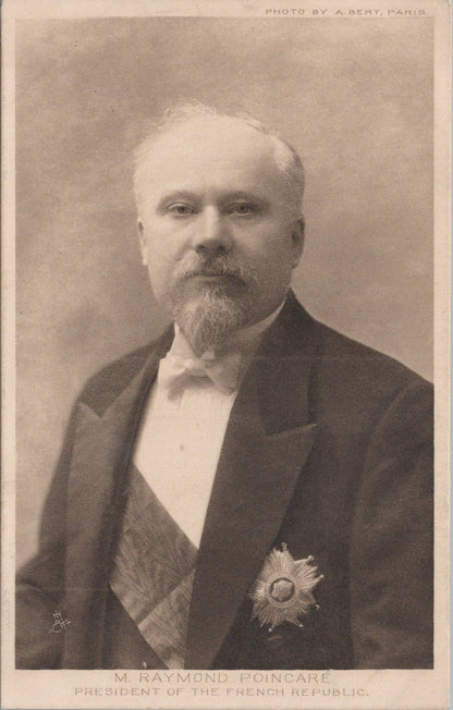Politics Postcard: Raymond Poincare President French Republic 1914 XT4600