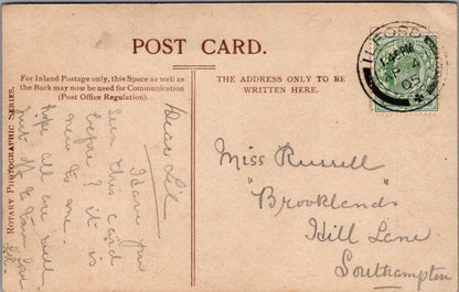 Novelty Postcard:Actresses Letter Name Lily Portrait Multi View 1905 RPPC XT5600