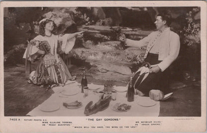 Theatre Postcard: The Gay Gordons Ellaline Terriss Seymour Hicks XT5430