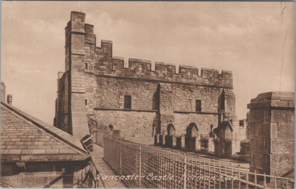 Lancashire Postcard: Lancaster Castle Norman Keep, Lungess Tower, Walls  XT3557