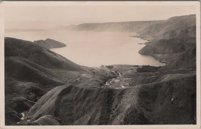 Java Postcard: Panoramic Volcanic Lake Caldera Valley Views 1930s XT5465