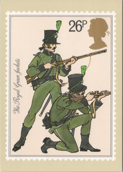 Military Postcard: Royal Green Jackets British Army Eric Stemp PHQ Cover XT5187