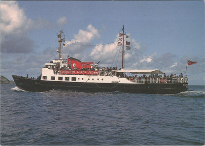 Shipping Postcard: Devon MS Oldenburg Passenger Boat Ferry Cruise Lundy XT5194