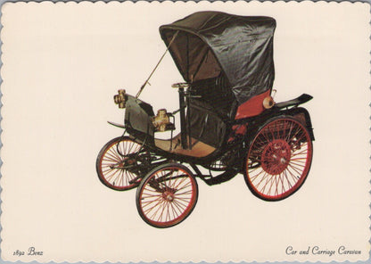 Automobile Postcard: Benz 1892 Vis-a-Vis Car and Carriage Caravan Luray RR23745