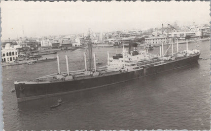 Shipping Postcard: Cargo Passenger Liner Ship Port Harbor Dock Views 60s XT5285