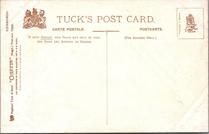 Midlothian Postcard:Canongate Tolbooth Edinburgh Street Artist John Blair XT3683