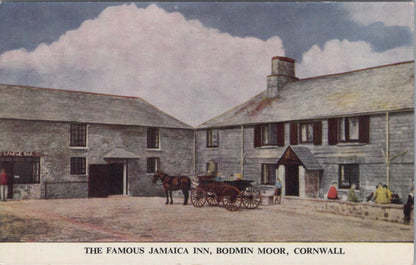 Cornwall Postcard: Jamaica Inn Bolventor Bodmin Moor Coaching Pub 1960's 19690A