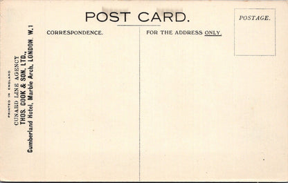 Shipping Postcard: RMS Alaunia Cunard Line Ocean Liner Thomas Cook  XT5539