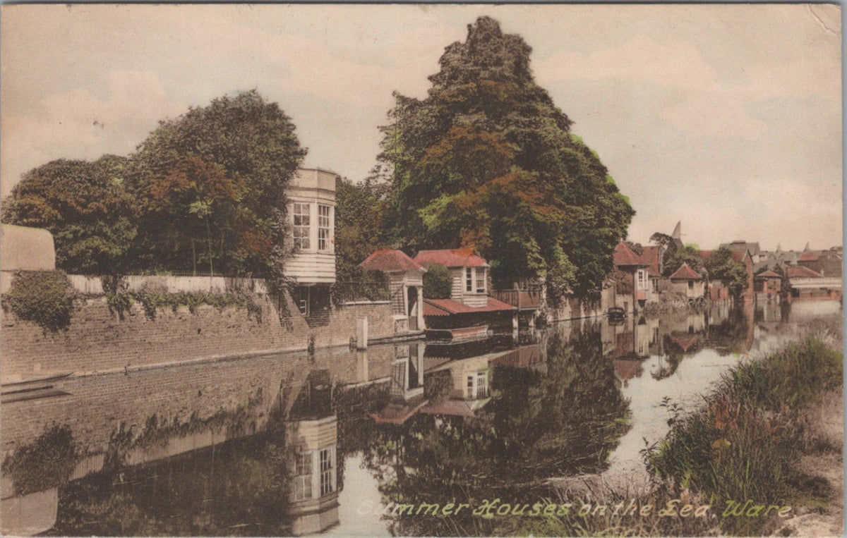 Hertfordshire Postcard: Summer Houses River Lea Ware 1929 XT5376