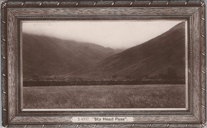 Cumbria Postcard: Sty Head Pass Lake District Mountains 1909  XT5583