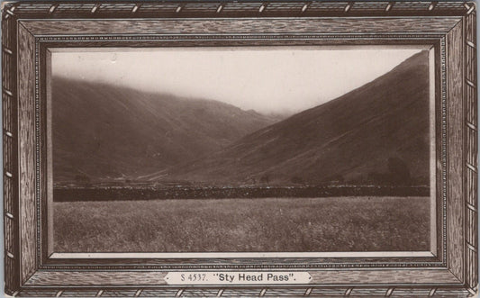 Cumbria Postcard: Sty Head Pass Lake District Mountains 1909  XT5583