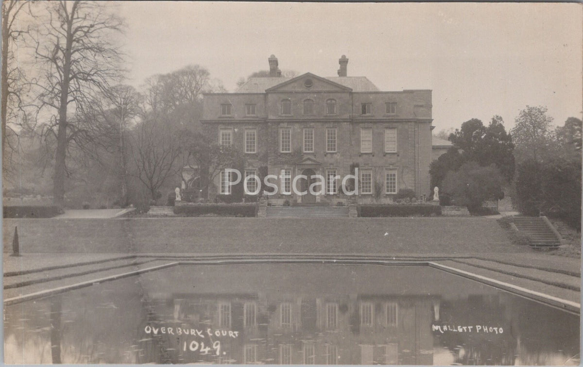 Worcestershire Postcard: Overbury Court Manor Mallett RPPC 1920’s XT4279