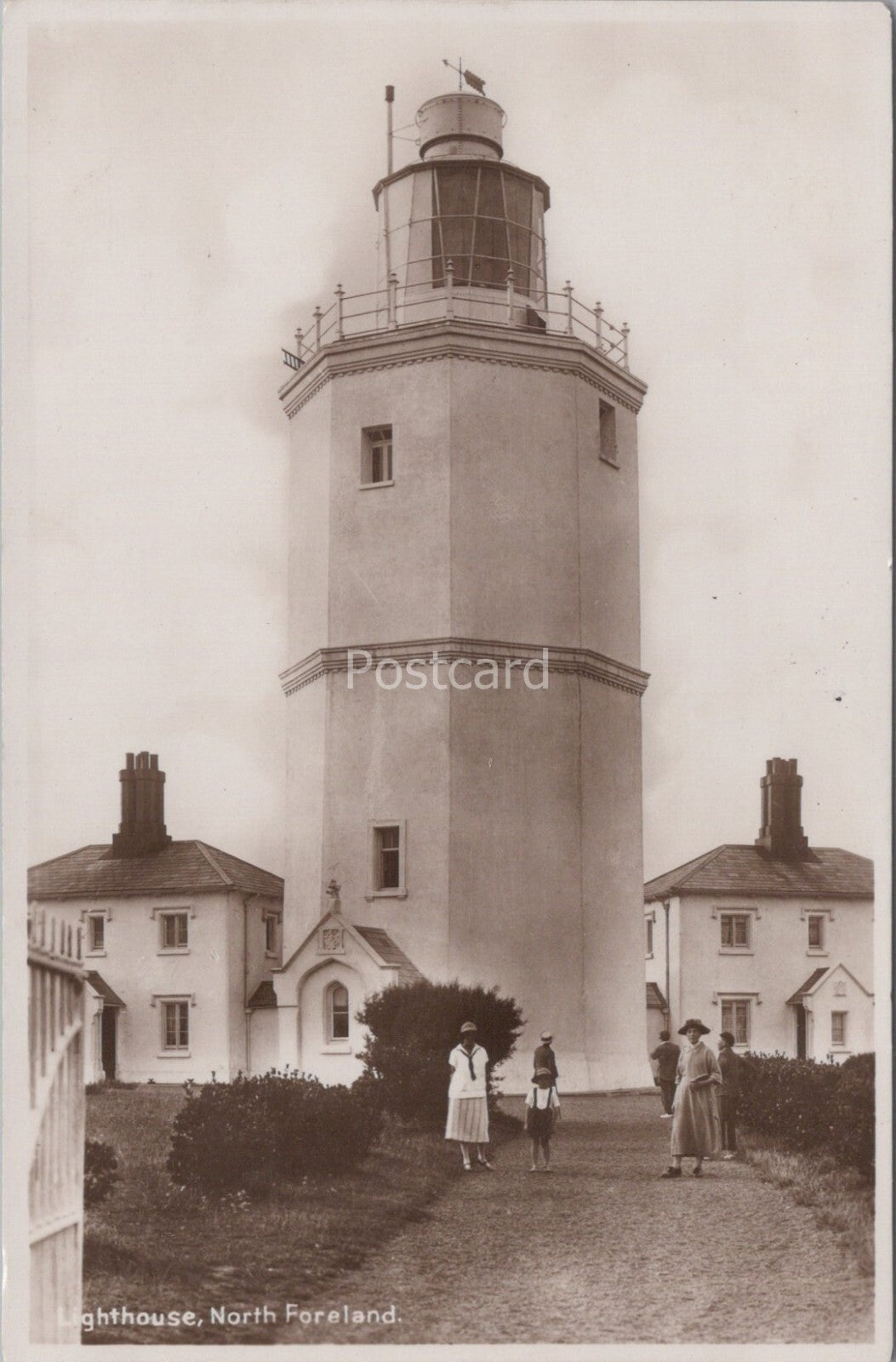 Kent Postcard: Lighthouse, North Foreland, Broadstairs, RPPC 1928 XT4417