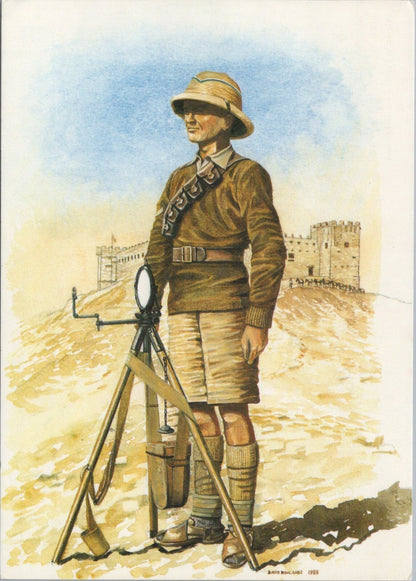 Military Postcard: Royal Corps of Signals NCO North West Frontier India  XT5184