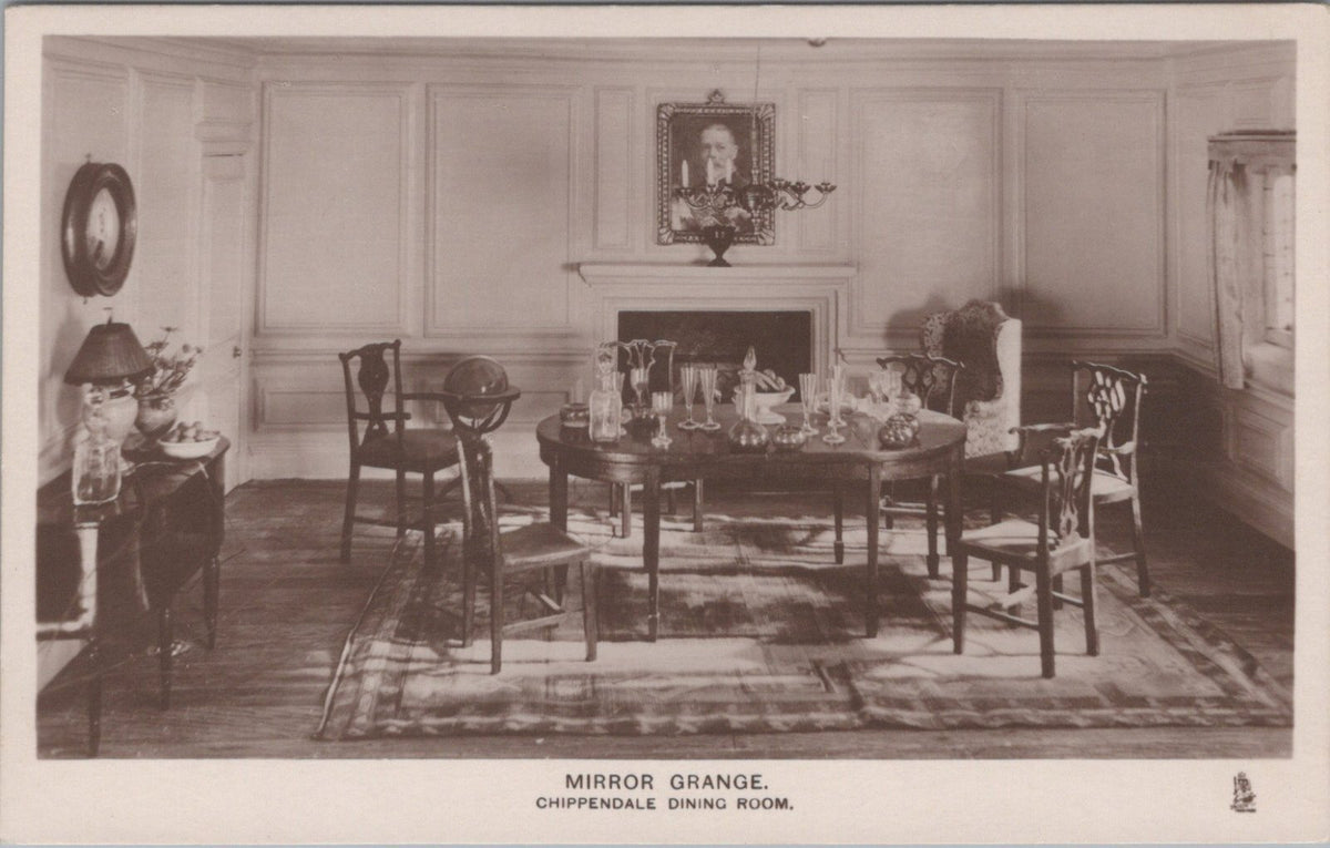 Interior Postcard: Mirror Grange Chippendale Dining Room Daily Mirror  XT5030