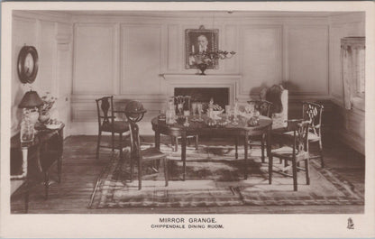 Interior Postcard: Mirror Grange Chippendale Dining Room Daily Mirror  XT5030